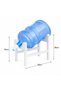 Water Dispenser Bottle Storage Rack Stand Heavy Duty 50KG Capacity with Strong H Type Structure, Stable Support Frame, One Way Faucet Compatibility, Easy Countertop Water Container Organizer for Home - 3
