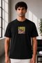 Unisex Oversize Demon Slayer Embroidered Anime T-Shirt 100% Cotton