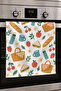 Hand Drying Towel 30X50Cm Cotton Absorbent Kitchen Table Cloth for Kitchen, Oven