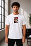 Unisex Oversize Chainsaw Man Makima Embroidered Anime T-Shirt 100% Cotton