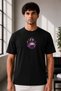 Unisex Oversize Sanrio Kuromi Embroidered Anime T-Shirt 100% Cotton