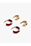 2-Piece Hoop Earring Set - 2