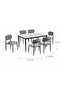 6 Seater Marble Dining Table Set - 3