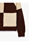 Color Blocked Long Sleeve Crew Neck Knitwear Sweater - 7