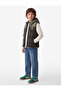 Color Blocked Zippered Sleeveless Inflatable Vest with Pockets - 3