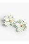 Large Size Steel Flower Earrings - 2