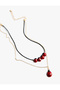 Multi Steel Mixed Ladybug Necklace - 2
