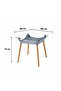 80X80 cm Glass Coffee Table Gray - 3