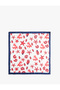 Summer Themed Patterned Satin Square Scarf Bandana - 2