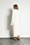 Slit Knitwear Cardigan Stone - 3