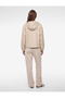 Long Sleeve Pocketed Zippered Faux Leather Hooded Cropped Raincoat - 3