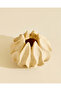 Ivory Textured Wave Vase S 15(h)x20(d)cm - 2