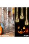 3pcs Halloween Spider Egg Sacs - 41 Inch Spider Egg Decoration with LED Lights for Yard, Lawn, Tree, Party, Indoor, Outdoor - 6