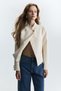 High Collar Single Button Blazer Jacket - 5