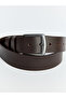 Özmarka New Season Brown Leather Look Men's Belt - 2