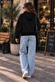 Women's Hooded Kangaroo Pocket Sweatshirt - 2