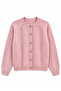 Jodie Crew Neck Buttoned Knitwear Cardigan Women's Pink