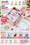 5X5 cm Mini Transparent Bags with Open-Close Tape 1000 Pieces