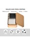 4Pcs Rectangular Empty Hinged Tins Box(Golden) - 5
