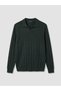 Southblue Green Polo Neck Men's Knitwear Sweater - 5
