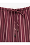 X Melis Ağazat - Viscose Straight Striped Trousers with Tie Waist - 4