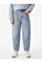 Balon Form Denim Trousers with Pockets Cotton - 4