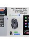 ماوس لاسلكي (2.4G و BT5.0/3.0) صامت بدقة 4800 نقطة في البوصة، ماوس كمبيوتر USB A وبلوتوث بـ 6 أزرار - 2