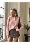 Jodie Crew Neck Buttoned Knitwear Cardigan Women's Pink - 5