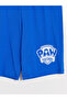 Lcw Kids Blue Printed Boys' Shorts Pajama Set - 8
