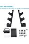 Weight Rack for Dumbbells, EXBTOKA Compact A-Frame Dumbbell Rack Stand Only, Dumbbell Rack with Hand - 4