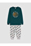 Quality Pieces from Çelebi Store Zero Roba Collar Printed Boy's Pajama Set - 3
