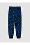 Lcw Kids Navy Blue Printed Boys Pajama Set - 8