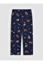 Lcw kids navy blue shirt collar boy's pajama set - 6