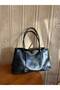 Eniro Matte Leather Accessory Detailed Zippered Women's Shoulder Bag - Black - 4