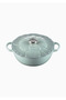 La Marmite Anemone Flower Cast Iron Pot 26 cm