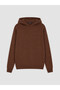 Xside Brown Hooded Men's Knitwear Sweater - 5