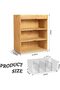 TIMIEEYA Tea Bag Organizer - Bamboo Tea Storage Organizer With Drawer 3 Layer, Tea Organizer for Tea - 3
