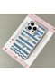 iPhone 15 Pro Compatible White Leather Textured Silicone Camera Protective Shock-Absorbing Case with Marine Animal Pattern - 2