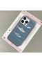 iPhone 16 Pro Max Compatible Gray Leather Textured Silicone Camera Protection Shock Absorbing Sea Animal Pattern Case - 2
