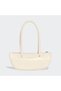 Elongated Bowling Women's White Shoulder Bag (Ks4131)
