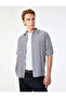 Regular Fit Cotton Classic Collar Long Sleeve Striped Shirt - 2