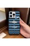 iPhone 15 Pro Compatible Black Leather Textured Silicone Camera Protective Shock-Absorbing Case with Sea Animal Pattern