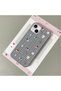 iPhone 14/13 Compatible Gray Leather Textured Silicone Protects Camera Shock-Absorbing Cartoon Dog Pattern Case - 2