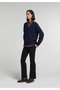 Flare Fit Women's over Dyed Denim Jean Pants