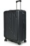 3-Piece Luxury Hard Shell Luggage Set, Lightweight ABS Spinner Travel Suitcases with Combinat - 4