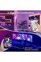 إضاءة نيون LED على شكل حبل بطول 16.4 قدم/5 متر، قابلة للتعتيم بألوان RGB ومقاومة للماء بجهد 12 فولت، شريط LED متزامن مع الموسيقى مع جهاز تحكم عن بعد - 2