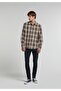 Slim Fit Men's Blue Black Denim Jean Trousers - 3