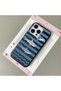 iPhone 16 Pro Compatible Black Leather Textured Silicone Case Protects Camera Shock-Absorbing Marine Animals Patterned Case - 2