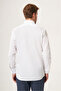 Gray Buttoned Collar Comfort Fit Easy-Iron Cotton Shirt 1004265127 - 5