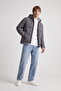 Men's Adjustable Lace-Up Hooded Puffer Jacket - Galaxy - 4
